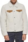 Мужская куртка Levi's Sherpa Trucker, Cream/Brown - фото 4