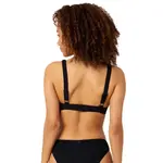 Топ бикини Rip Curl Custom Rib Halter, черный - фото 2