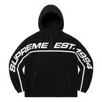 Толстовка fw19 week 15 polartec half zip hooded sweatshirt Supreme, черный - фото