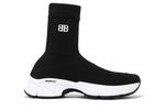 Кроссовки Balenciaga Wmns Speed 3.0 Sneaker Black White, черный - фото