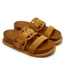 Кожаные тапочки Loren 06 Liu Jo, коричневый - фото 3