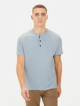Футболка CAMEL ACTIVE Henley, Dusty blue - фото 2