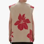 Майка Floral print Sleeveless Jumper JW Anderson, Oat - фото 5