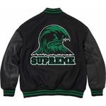 Куртка Supreme Wave Varsity, синий / белый - фото