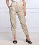 Льняные брюки Loose fit Marc Cain, желтый - фото 3