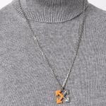 Off-White Колье OFF WHITE с двухцветной стрелкой - фото 4