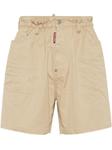 DSQUARED2 шорты с декоративной строчкой, нейтральный - фото