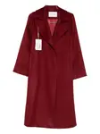Пальто с лацканами Max Mara, красный - фото