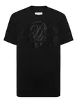 Футболка с логотипом Philipp Plein, черный - фото