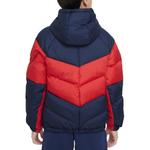 Куртка пуховая Nike для подростков красно-черная - фото 3