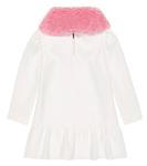 Платье из сатина с принтом Disney Monnalisa, Panna Sachet Pink - фото 4