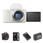 Беззеркальная камера Sony ZV-E10 II Mirrorless Camera with Basic Bundle (White) - фото