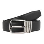 HUGO BOSS Ремень из кожи с пряжкой, Black - фото