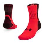 Носки Under Armour ArmourDry Run Mid Crew, красный - фото
