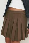 Юбка PULL&BEAR A-line skirt, Brown - фото 4