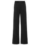 Широкие брюки из эластичной шерсти Monse, черный - фото