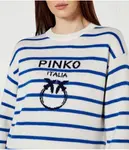 Новый шерстяной свитер Burgos Regular fit Pinko, белый - фото 4