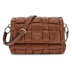 Сумка через плечо Guess Marion Flap, коричневый - фото