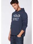 Темно-синяя толстовка с капюшоном Polo Sylt - фото 4