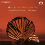 Диск CD Britten: Emperor Quartet / String Quartets Nos. 1 & 3 / Alla Marcia [SACD] - Benjamin Britten - фото