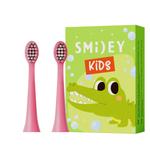 Розовые насадки для зубных щеток, 2 шт./1 упаковка. Smiley Kids - фото