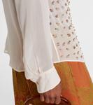 Украшенная рубашка Dries Van Noten, Blush - фото 5