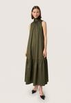 Платье Soaked in Luxury Maxi dress, Grape Leaf/Evergreen - фото