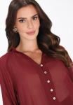 Faina Блузка в цвете мерло - фото 5