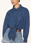 Укороченная джинсовая блузка Leria Ba&Sh, синий - фото 4