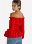 Elara Блузка в красном цвете - фото 3