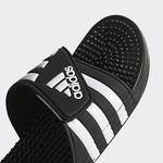 Слайды Adissage Adidas, цвет Core Black/Cloud White/Core Black - фото 8