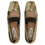 Туфли Мэри Джейн женские черный/золотой 73Hours - фото 4