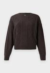 Джемпер ONLY ONLTENNA O NECK PULLOVER, Coffee Bean/Brown - фото 5