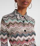 Платье-рубашка с зигзагом Missoni, разноцветный - фото 4