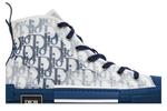 Кроссовки Dior B23 High 'Blue White', синий - фото 2