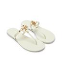 Пляжные тапочки мини миллер Tory Burch, белый - фото 3