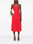 STAUD платье миди Ellison, красный - фото 2