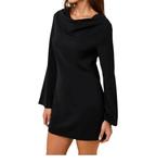 Платье Mini Nili в цвете Noir Solid & Striped - фото 2