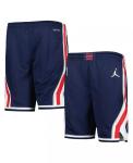 Шорты Swingman Performance для больших мальчиков и девочек Navy Washington Wizards Statement Edition Jordan - фото 4