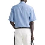 Рубашка мужская индиго Zara, индиго - фото 4