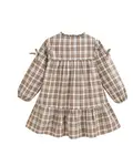 Детское платье в клетку Dadati, коричневый - фото 5