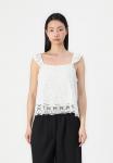Топ VMHONEY FRILL SINGLET Vero Moda, кремовый - фото