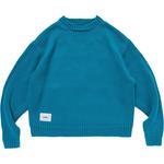 Вязаный свитер мужской WTAPS, синий - фото