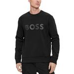 Свитшот с принтом логотипа Boss HUGO BOSS, черный - фото 6