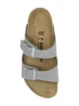 Блестящие сандалии Arizona Birkenstock Kids, серебристый - фото 4