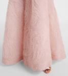 Бесплечее платье из тюля Rebecca Vallance, Blush Pink - фото 5