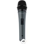 Ручной микрофон Polsen HDM-16-S Handheld Dynamic Performance Microphone (3-Pack) - фото