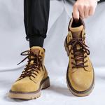 Мужские ботинки Cahhrrn X Martin Boot Men Beige V05 - фото 3