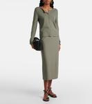 Хлопковый кардиган Vince, clay sage - фото 6