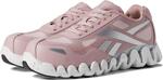 Кроссовки Zig Pulse Work EH Comp Toe Reebok, цвет Pink/White - фото